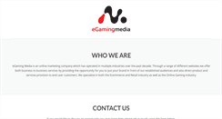 Desktop Screenshot of egamingmedia.com